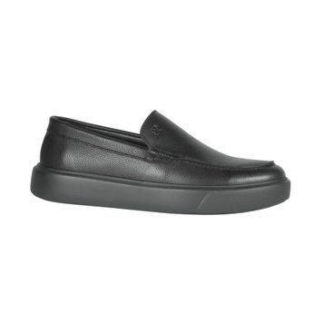 Лофери шкіряні Bertoni Black Leather CA3310 фото