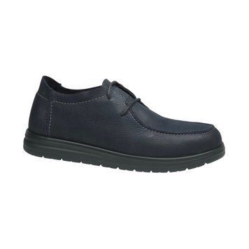 Туфлі шкіряні Bertoni Comfort Navy Blue MA4505 фото