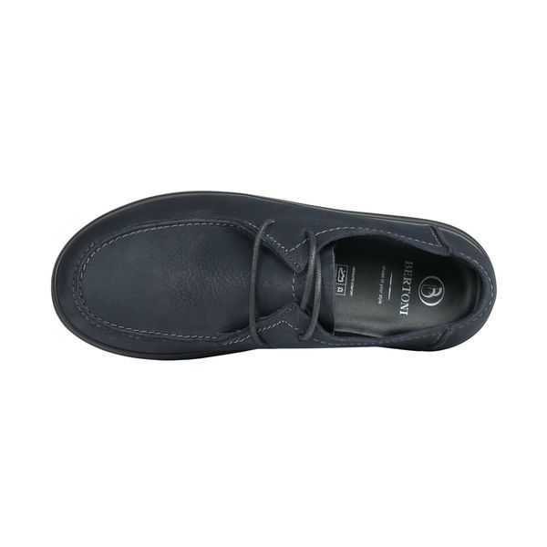 Туфлі шкіряні Bertoni Comfort Navy Blue MA4505 фото